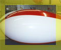 14 feet long red white color advertising blimps